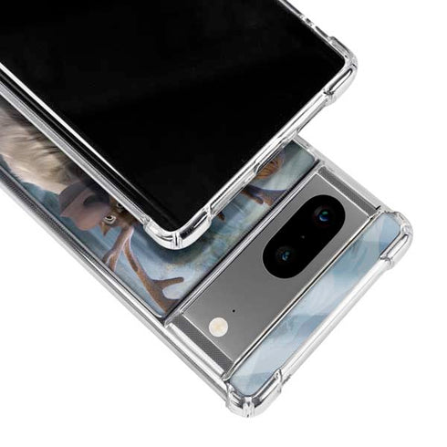 Disney Frozen II Kristoff and Sven Google Pixel 8 Clear Case